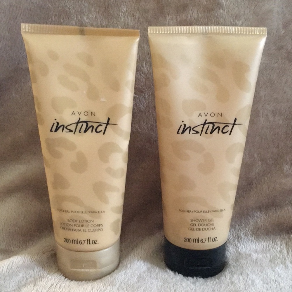 Avon Instinct Body Lotion and Shower Gel